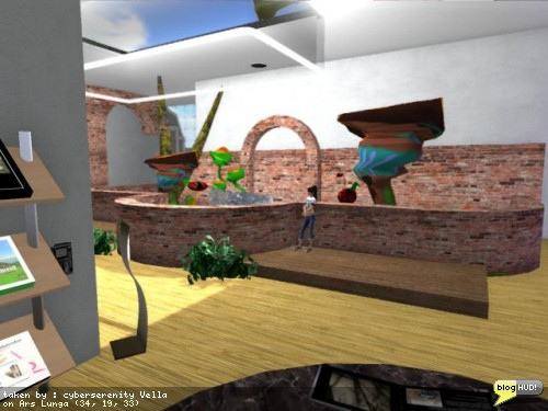 Alien garden at Nilsart gallery by SL explorer